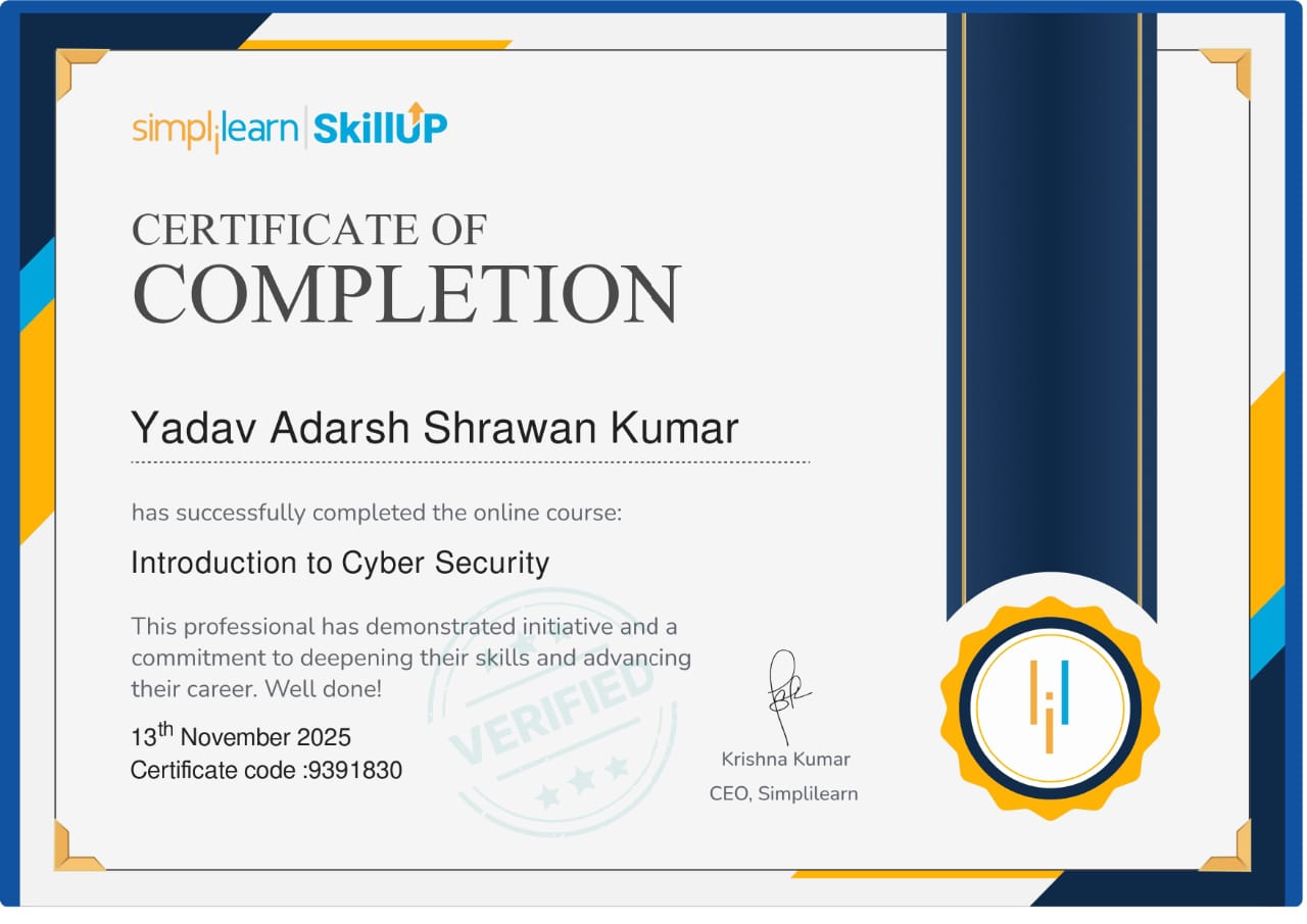 Adarsh Yadav | Full Stack Developer